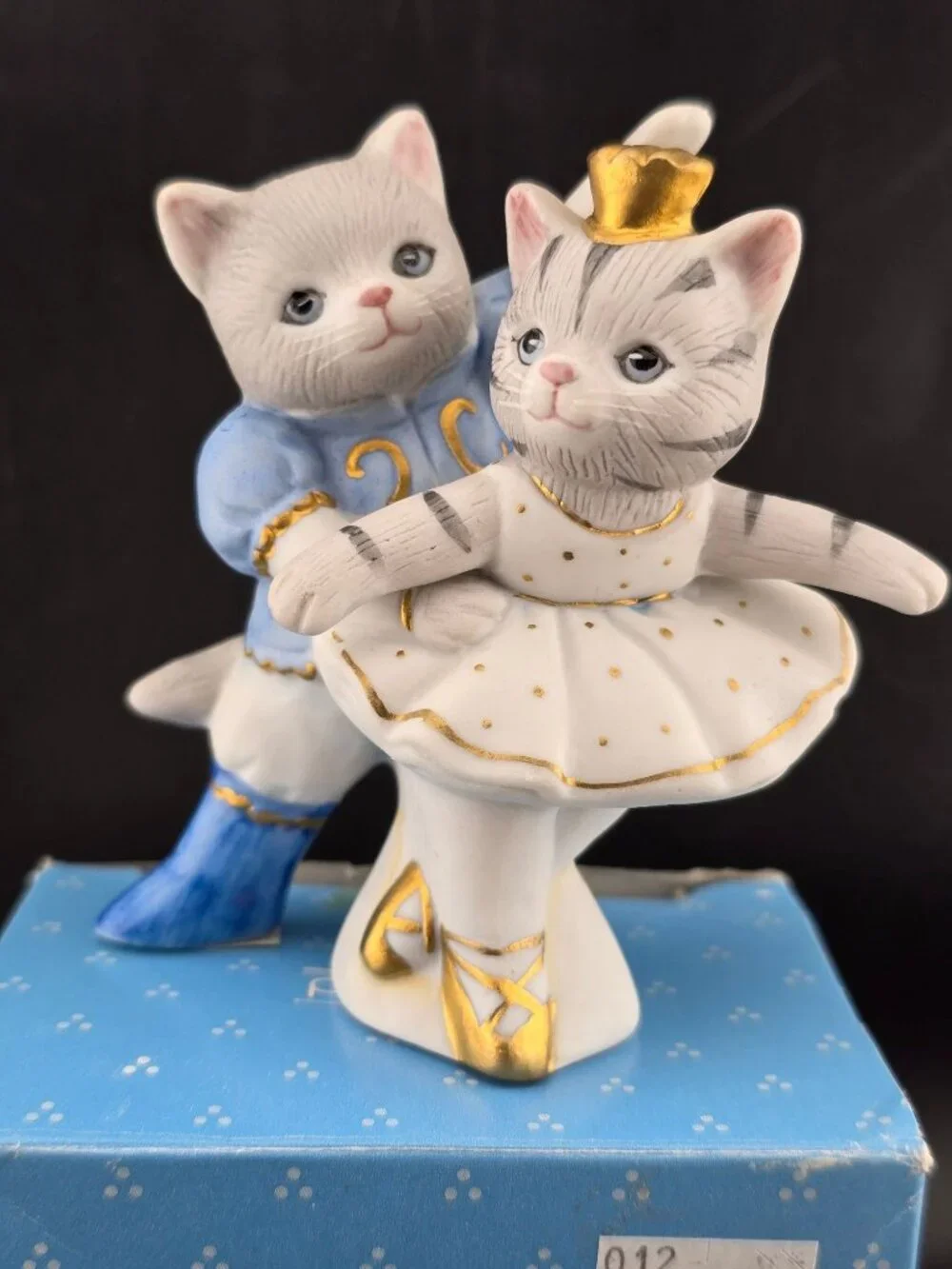 Kitty Cucumber & Albert Swan Lake Ballet Cats Schmid 1990 Annual Collectible